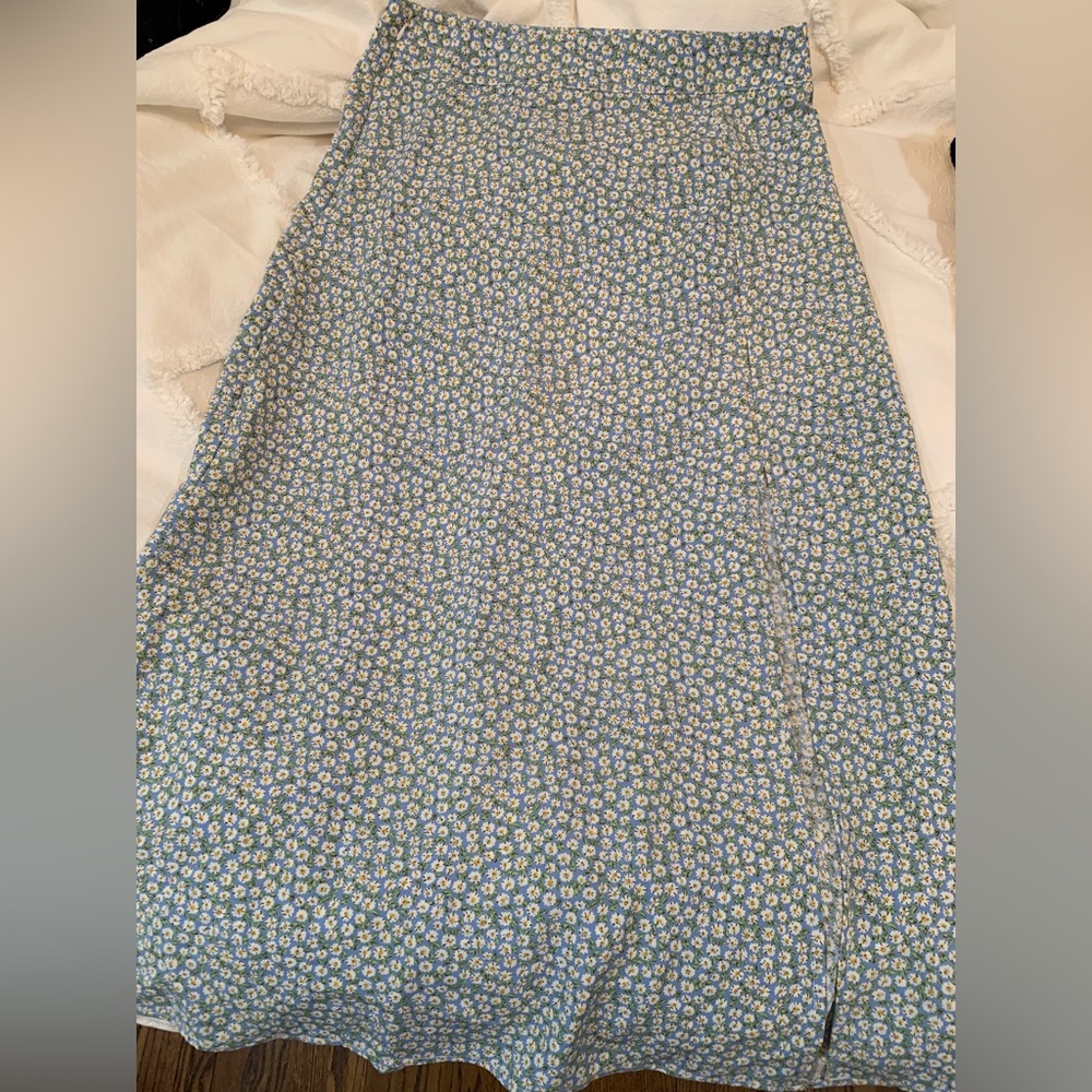 Midi Floral Skirt
